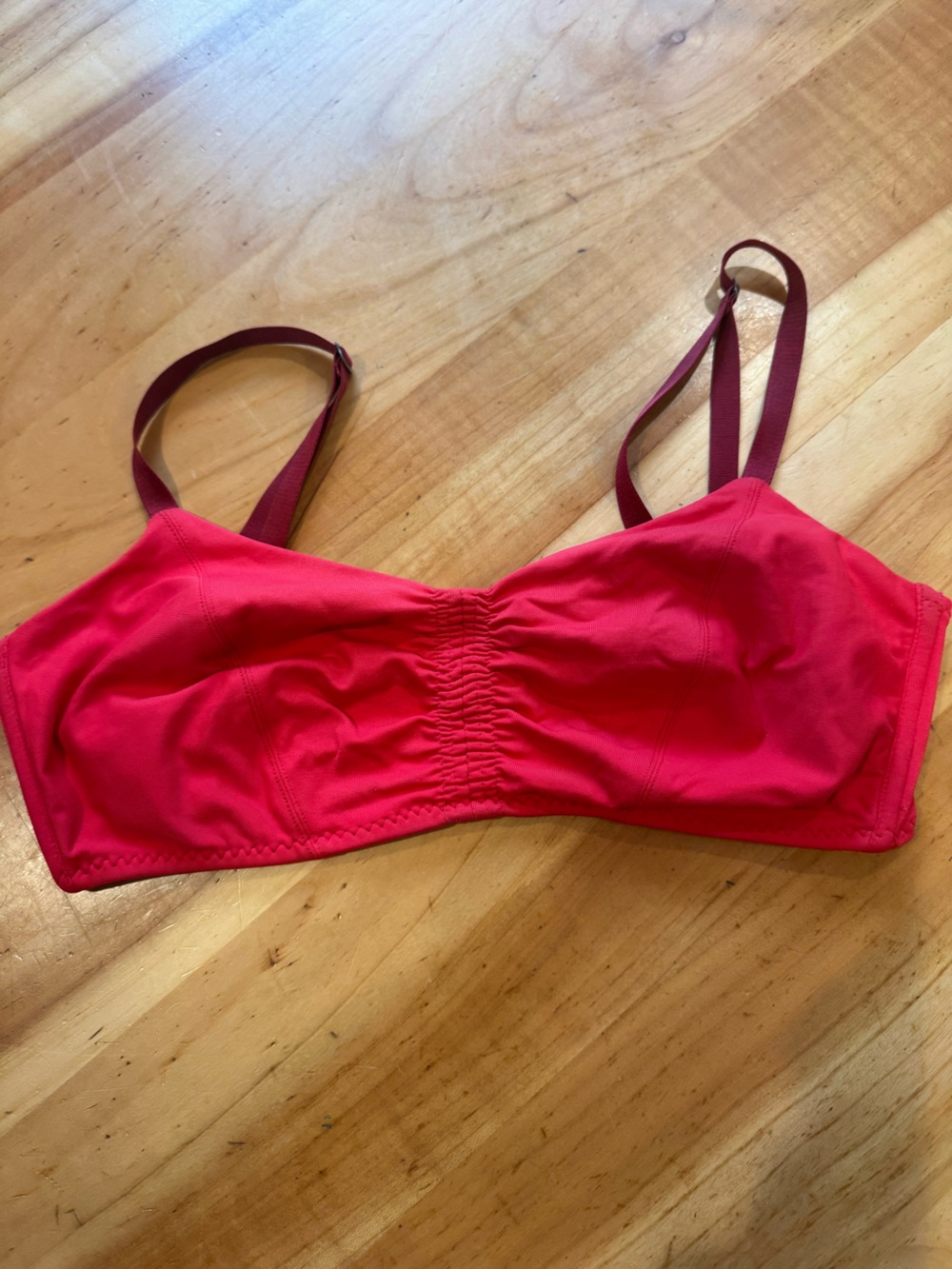 Malia Mills Juliette Red Swim Bikini Top